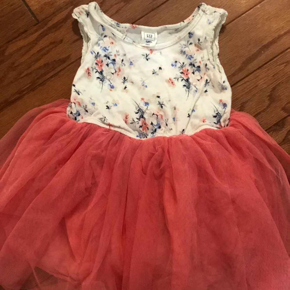 Baby gap floral tutu dress